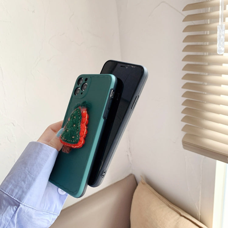 For iPhone 12 Pro Max Christmas Tree Wave Shockproof TPU Protective Case