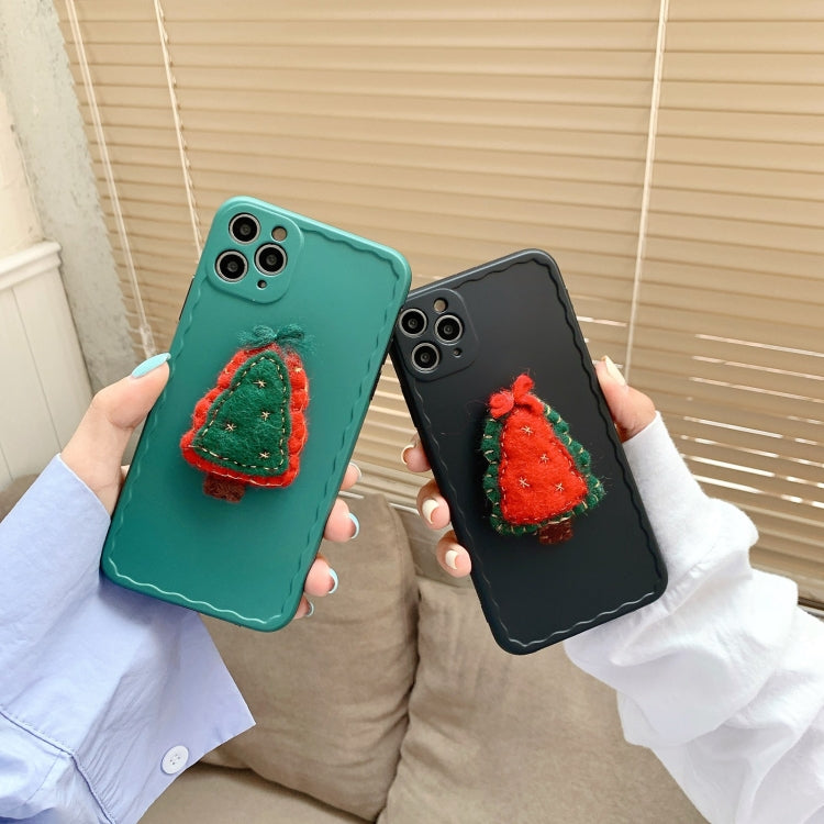 For iPhone 11 Pro Christmas Tree Wave Shockproof TPU Protective Case