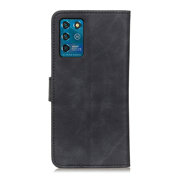 For ZTE Blade V30 Vita KHAZNEH Retro Texture PU + TPU Horizontal Flip Leather Case with Holder & Card Slots & Wallet