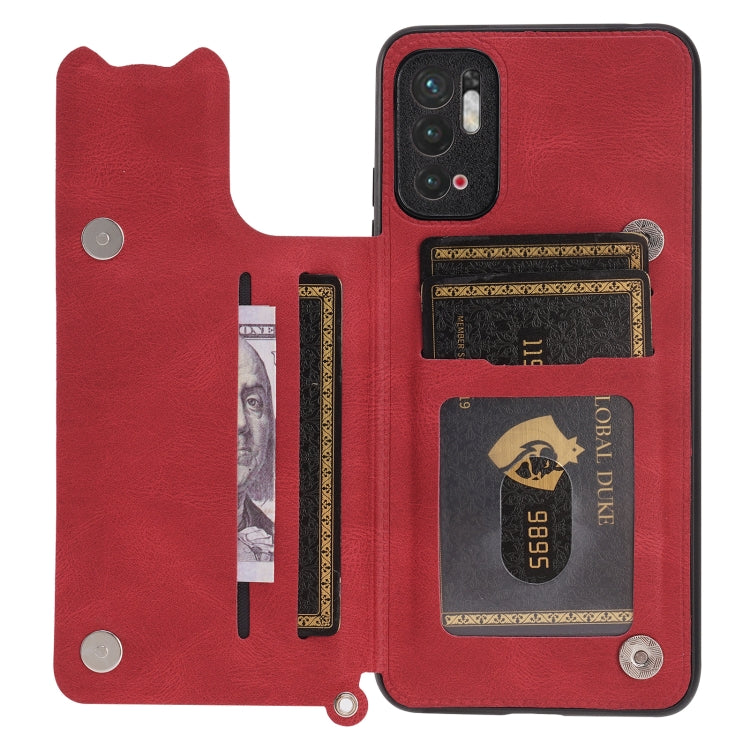 For Xiaomi Redmi Note 10 5G Mandala Embossed PU + TPU Magnetic Case with Card Slots & Holder & Lanyard