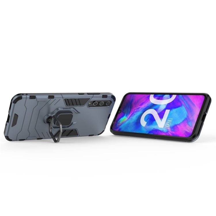 For Huawei Honor 20 Lite Shockproof PC + TPU Protective Case with Magnetic Ring Holder