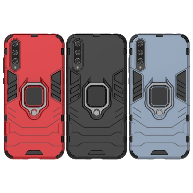 For Huawei Honor 20 Lite Shockproof PC + TPU Protective Case with Magnetic Ring Holder