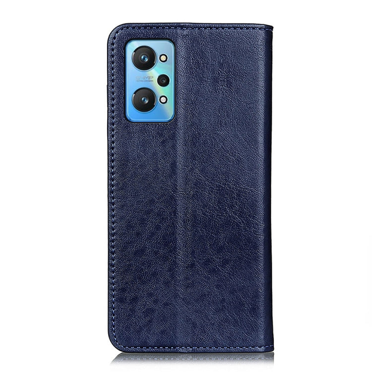 For OPPO Realme GT Neo2 Magnetic Crazy Horse Texture Horizontal Flip Leather Case with Holder & Card Slots & Wallet