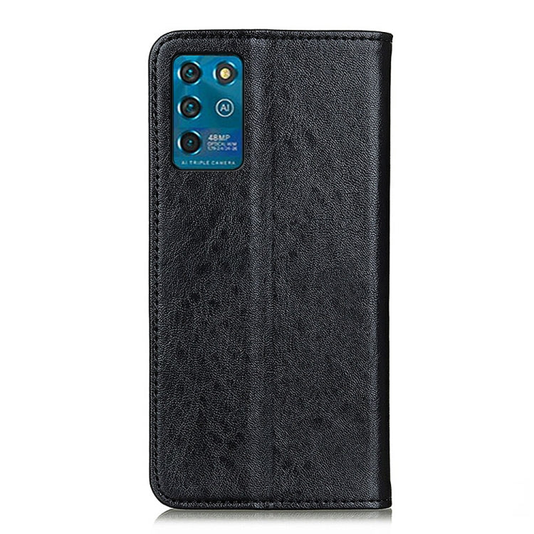 For ZTE Blade V30 Vita Magnetic Crazy Horse Texture Horizontal Flip Leather Case with Holder & Card Slots & Wallet