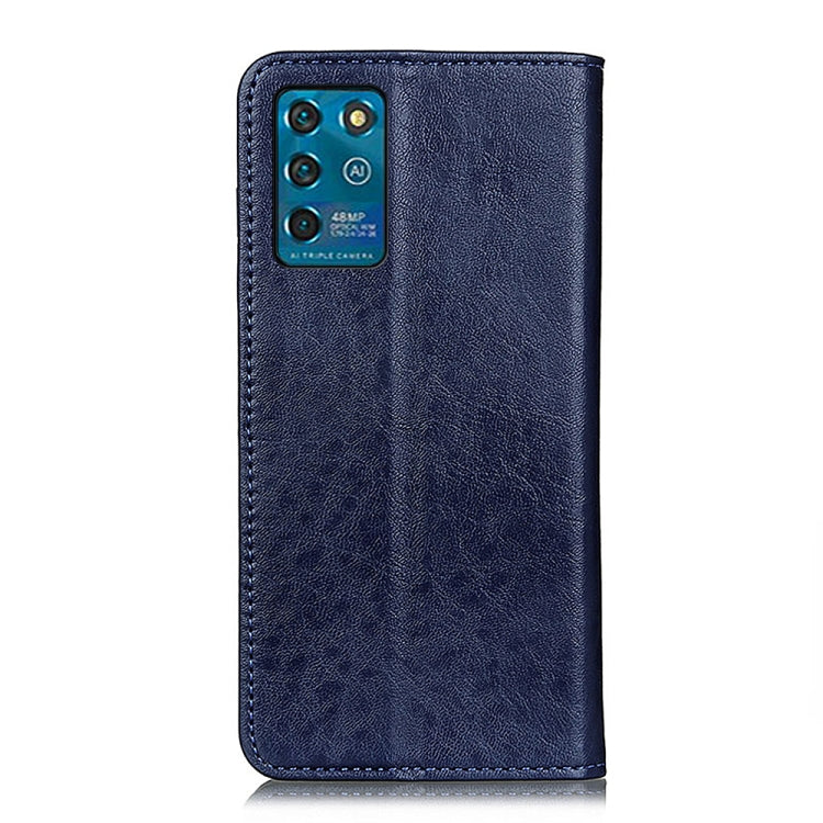 For ZTE Blade V30 Vita Magnetic Crazy Horse Texture Horizontal Flip Leather Case with Holder & Card Slots & Wallet
