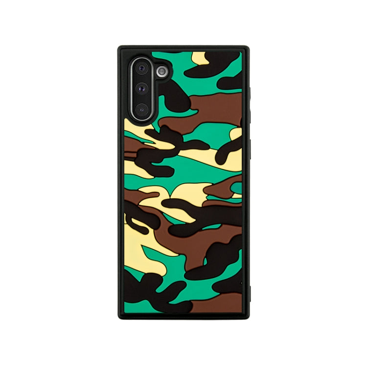 For Samsung Galaxy Note10 Camouflage Clouds Embossed Skin Feel Silicone Shockproof Case