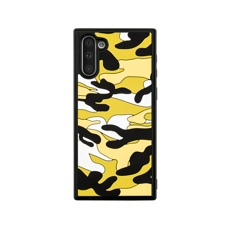 For Samsung Galaxy Note10 Camouflage Clouds Embossed Skin Feel Silicone Shockproof Case