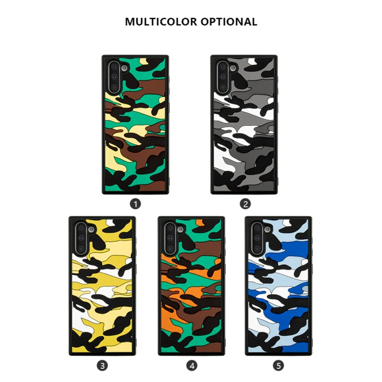 For Samsung Galaxy Note10 Camouflage Clouds Embossed Skin Feel Silicone Shockproof Case