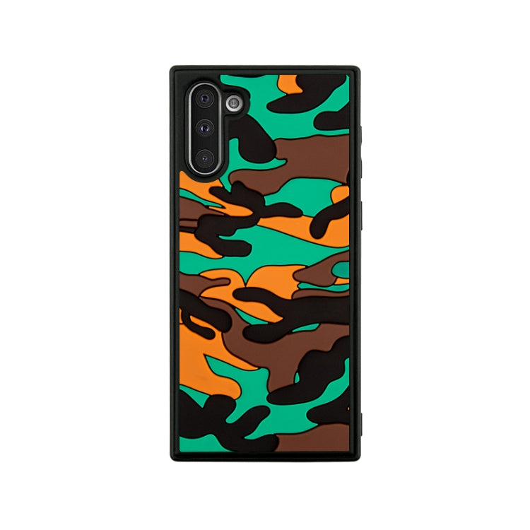 For Samsung Galaxy Note10 Camouflage Clouds Embossed Skin Feel Silicone Shockproof Case