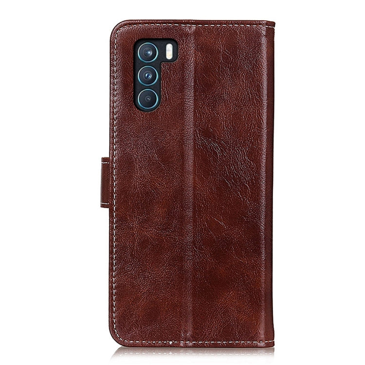 For OPPO K9 Pro Retro Crazy Horse Texture Horizontal Flip Leather Case with Holder & Card Slots & Photo Frame & Wallet