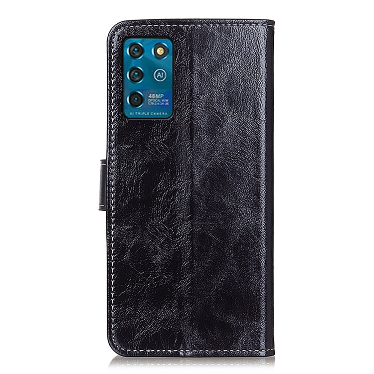 For ZTE Blade V30 Vita Retro Crazy Horse Texture Horizontal Flip Leather Case with Holder & Card Slots & Photo Frame & Wallet