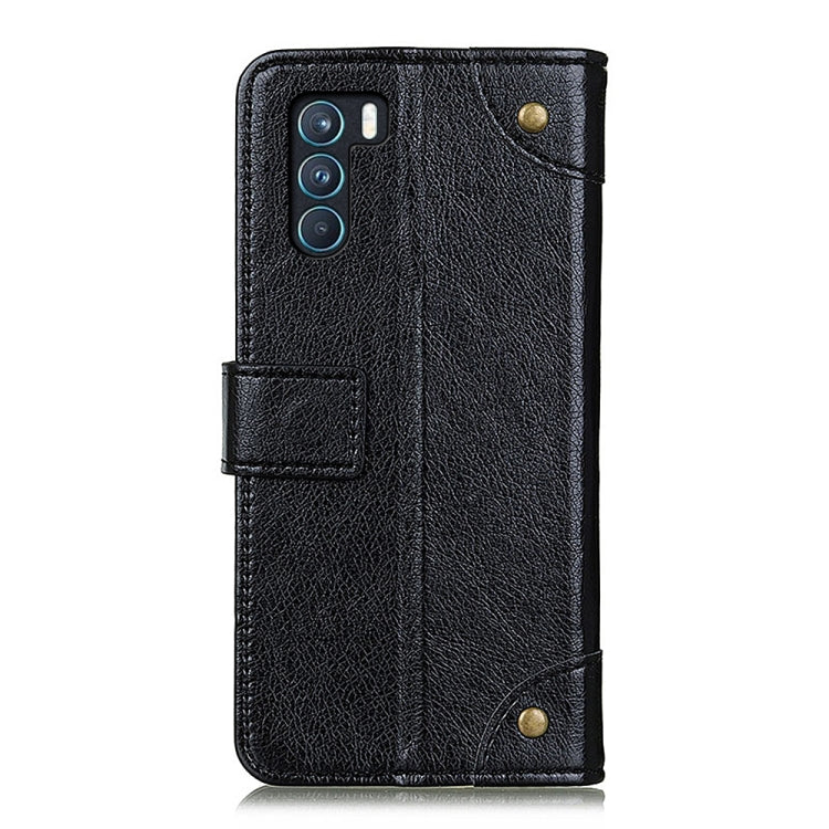 For OPPO K9 Pro Copper Buckle Nappa Texture Horizontal Flip Leather Case with Holder & Card Slots & Wallet