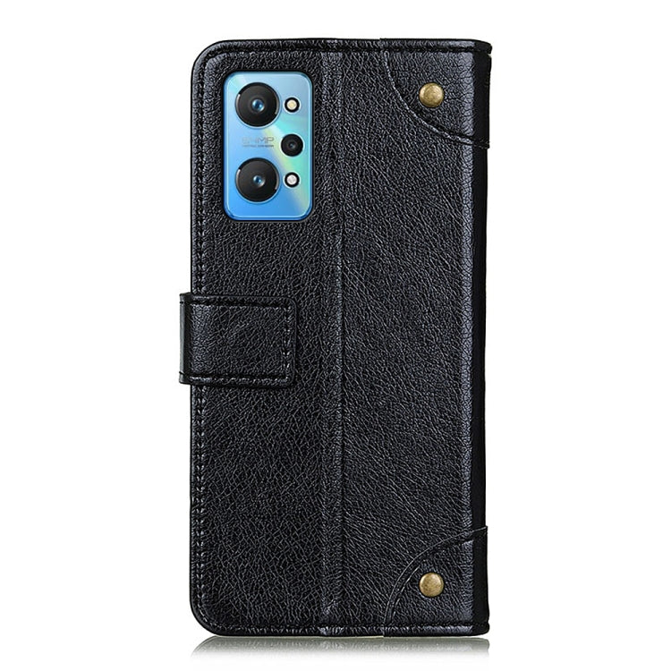 For OPPO Realme GT Neo2 Copper Buckle Nappa Texture Horizontal Flip Leather Case with Holder & Card Slots & Wallet