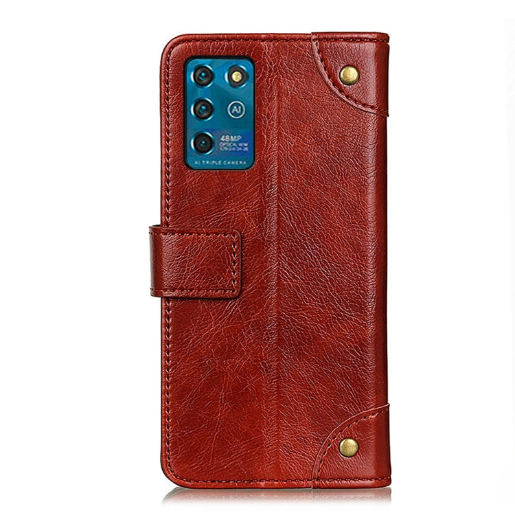 For ZTE Blade V30 Vita Copper Buckle Nappa Texture Horizontal Flip Leather Case with Holder & Card Slots & Wallet