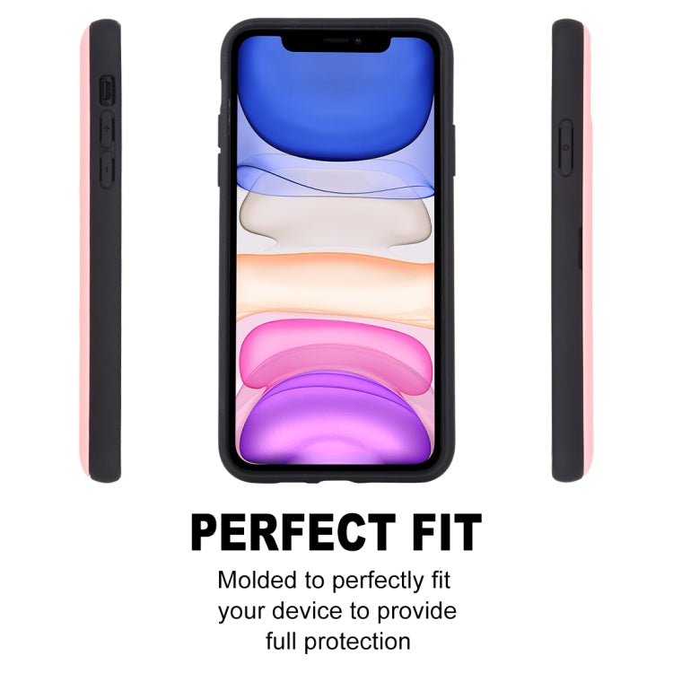 For iPhone 11 GOOSPERY MAGNETIC DOOR BUMPER Magnetic Catche Shockproof Soft TPU + PC Case With Card Slot