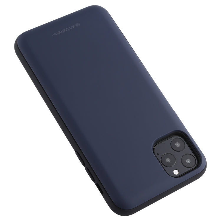 For iPhone 11 Pro GOOSPERY MAGNETIC DOOR BUMPER Magnetic Catche Shockproof Soft TPU + PC Case With Card Slot
