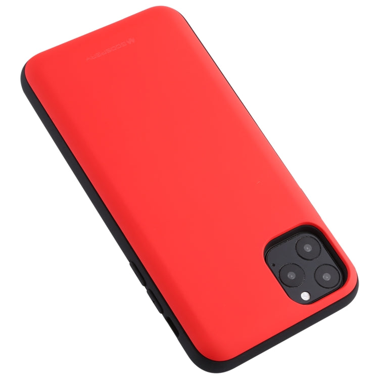 For iPhone 11 Pro Max GOOSPERY MAGNETIC DOOR BUMPER Magnetic Catche Shockproof Soft TPU + PC Case With Card Slot