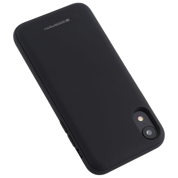For iPhone XR GOOSPERY MAGNETIC DOOR BUMPER Magnetic Catche Shockproof Soft TPU + PC Case With Card Slot