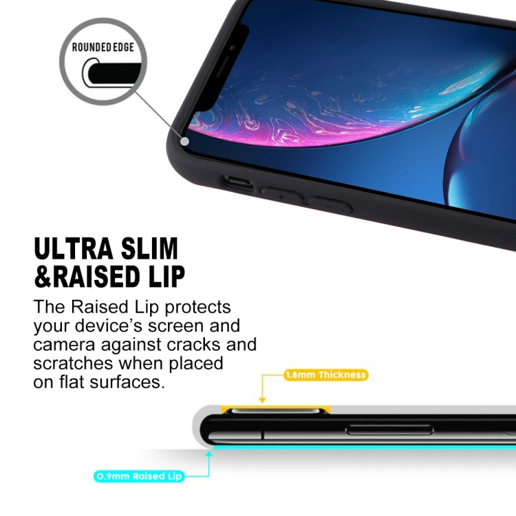 For iPhone XR GOOSPERY MAGNETIC DOOR BUMPER Magnetic Catche Shockproof Soft TPU + PC Case With Card Slot