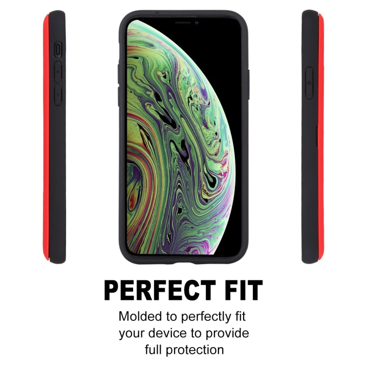 For iPhone XS Max GOOSPERY MAGNETIC DOOR BUMPER Magnetic Catche Shockproof Soft TPU + PC Case With Card Slot