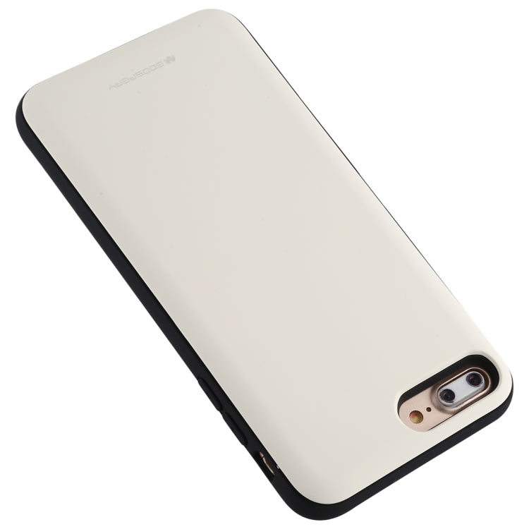 For iPhone 8 Plus / 7 Plus GOOSPERY MAGNETIC DOOR BUMPER Magnetic Catche Shockproof Soft TPU + PC Case With Card Slot