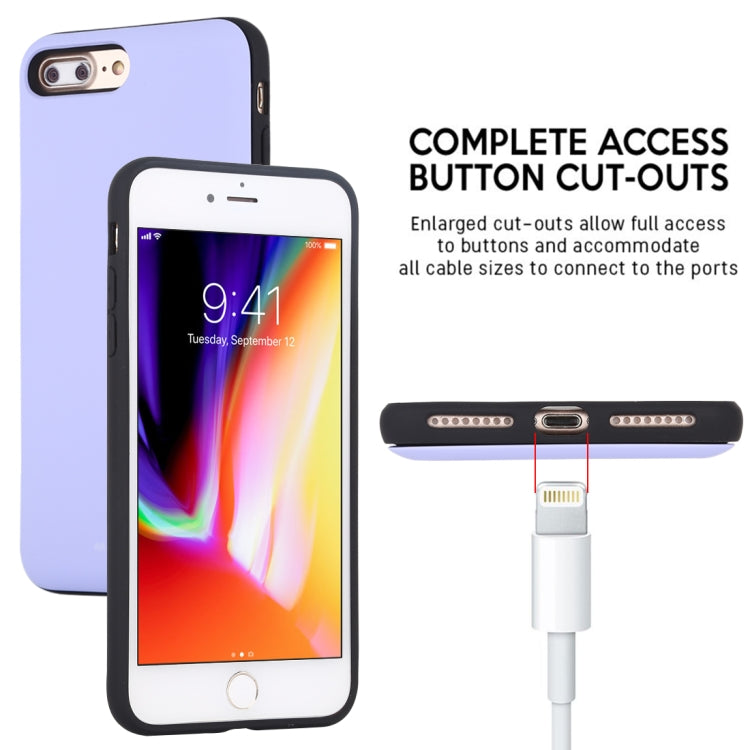 For iPhone 8 Plus / 7 Plus GOOSPERY MAGNETIC DOOR BUMPER Magnetic Catche Shockproof Soft TPU + PC Case With Card Slot