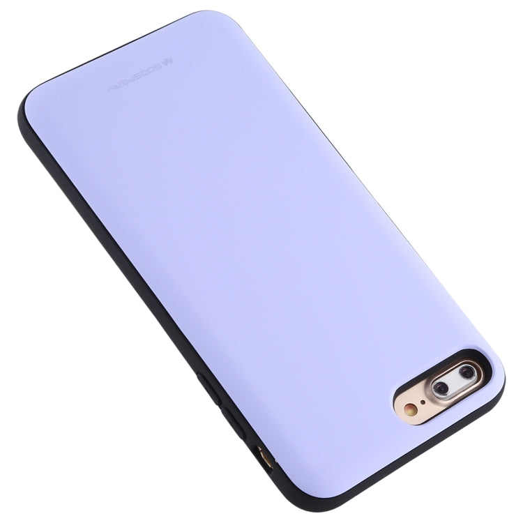 For iPhone 8 Plus / 7 Plus GOOSPERY MAGNETIC DOOR BUMPER Magnetic Catche Shockproof Soft TPU + PC Case With Card Slot