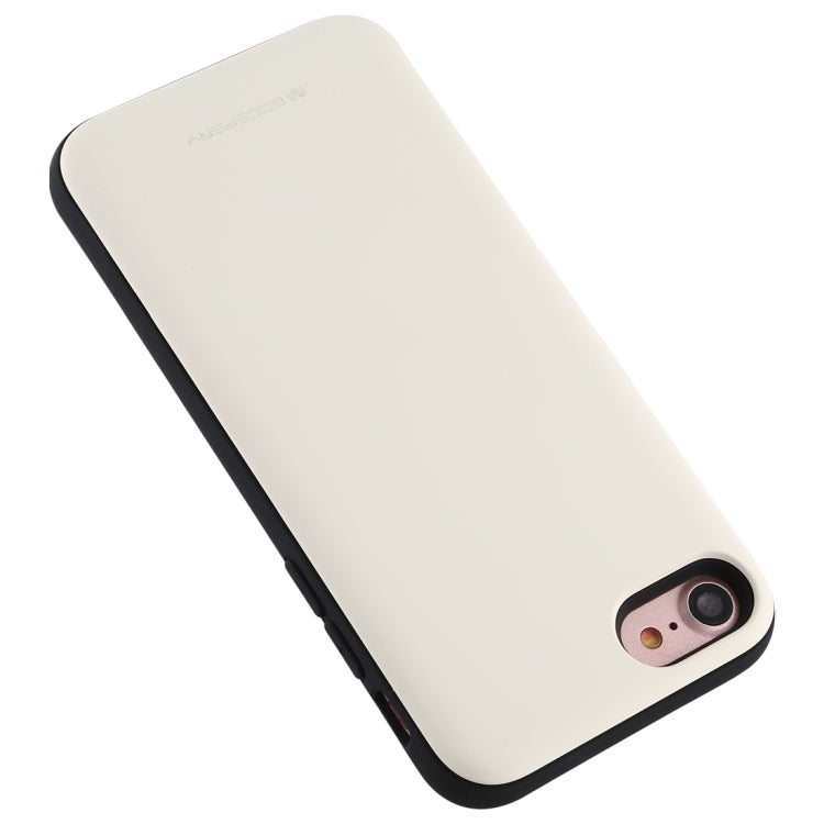 For iPhone SE 2022 / SE 2020 / 8 / 7 GOOSPERY MAGNETIC DOOR BUMPER Magnetic Catche Shockproof Soft TPU + PC Case With Card Slot