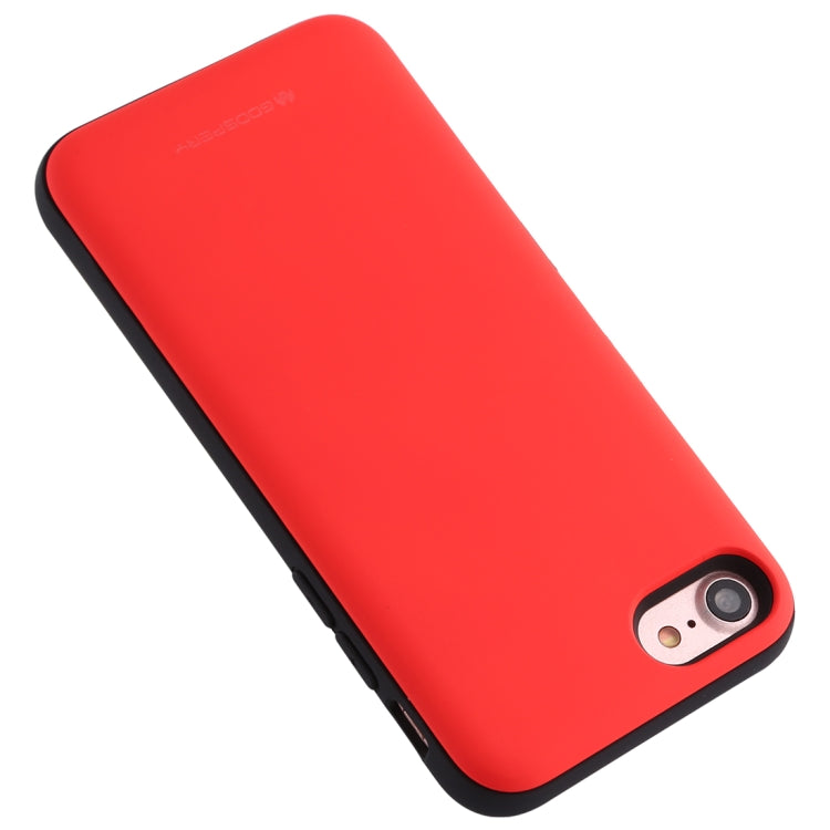 For iPhone SE 2022 / SE 2020 / 8 / 7 GOOSPERY MAGNETIC DOOR BUMPER Magnetic Catche Shockproof Soft TPU + PC Case With Card Slot