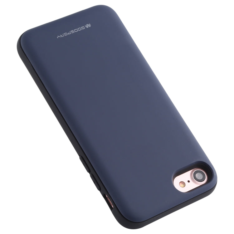 For iPhone SE 2022 / SE 2020 / 8 / 7 GOOSPERY MAGNETIC DOOR BUMPER Magnetic Catche Shockproof Soft TPU + PC Case With Card Slot