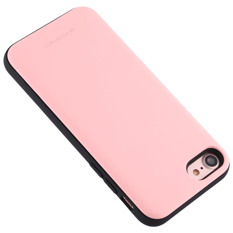 For iPhone SE 2022 / SE 2020 / 8 / 7 GOOSPERY MAGNETIC DOOR BUMPER Magnetic Catche Shockproof Soft TPU + PC Case With Card Slot