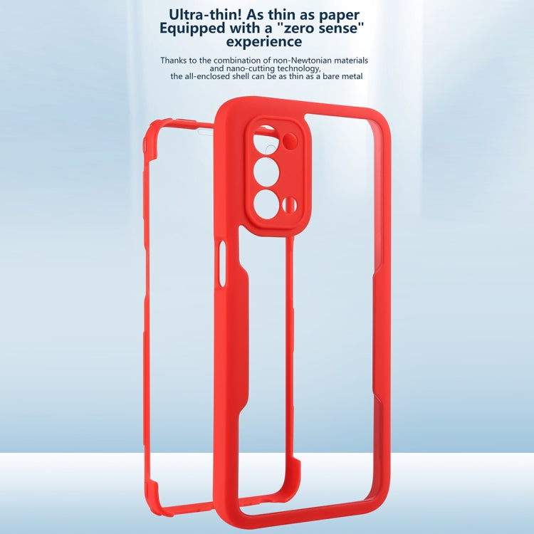 For OPPO A93 360 All-inclusive Dual-sided Magnetic Case with Ring Holder