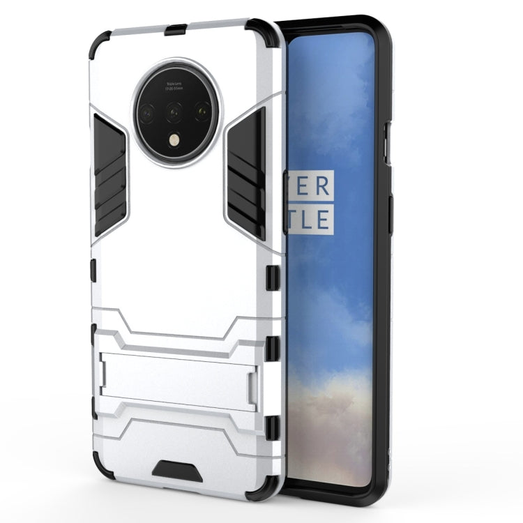 For OnePlus 7T Shockproof PC + TPU Protective Case with Holder