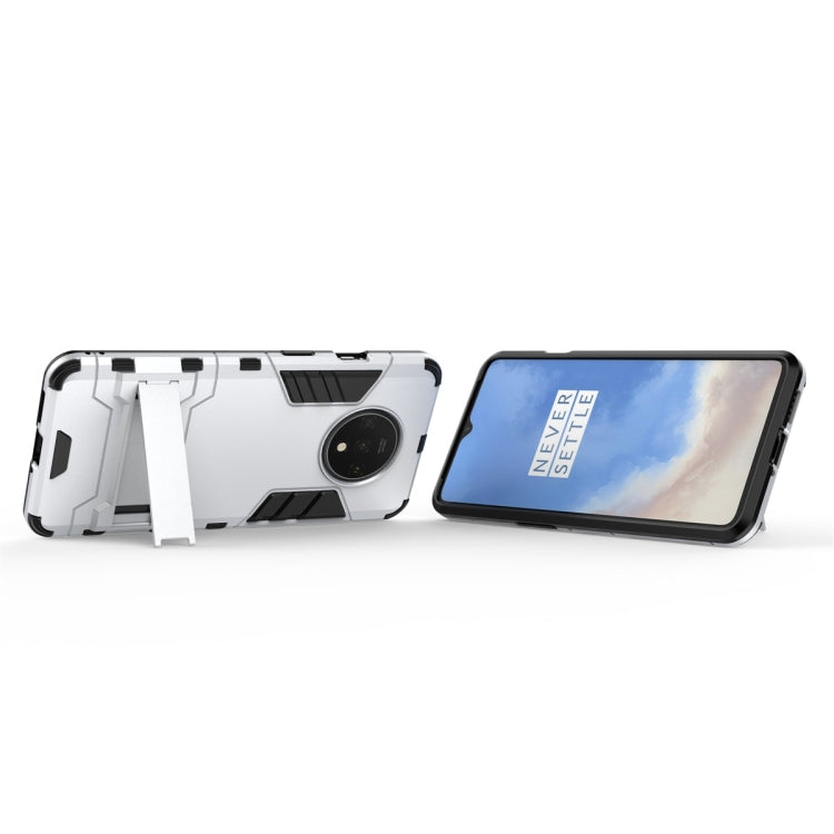 For OnePlus 7T Shockproof PC + TPU Protective Case with Holder