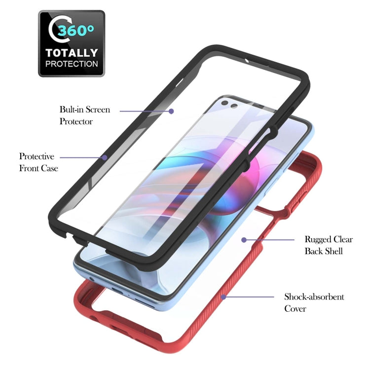 For Motorola Moto Edge S / G100 Starry Sky Solid Color Series Shockproof PC + TPU Protective Case with PET Film