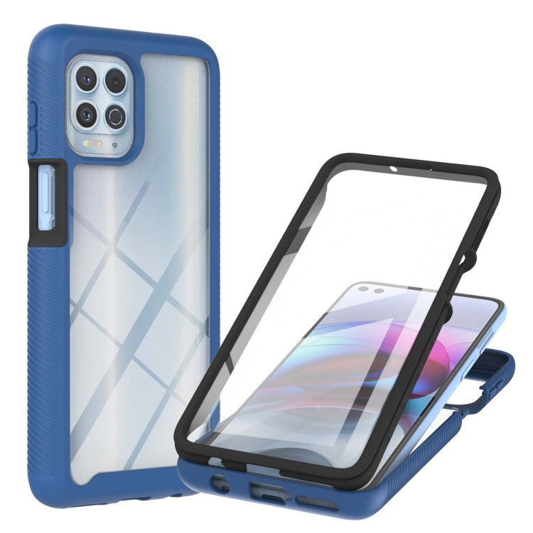 For Motorola Moto Edge S / G100 Starry Sky Solid Color Series Shockproof PC + TPU Protective Case with PET Film
