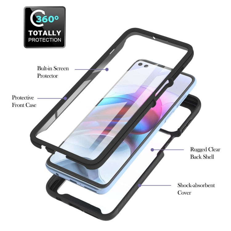 For Motorola Moto Edge S / G100 Starry Sky Solid Color Series Shockproof PC + TPU Protective Case with PET Film