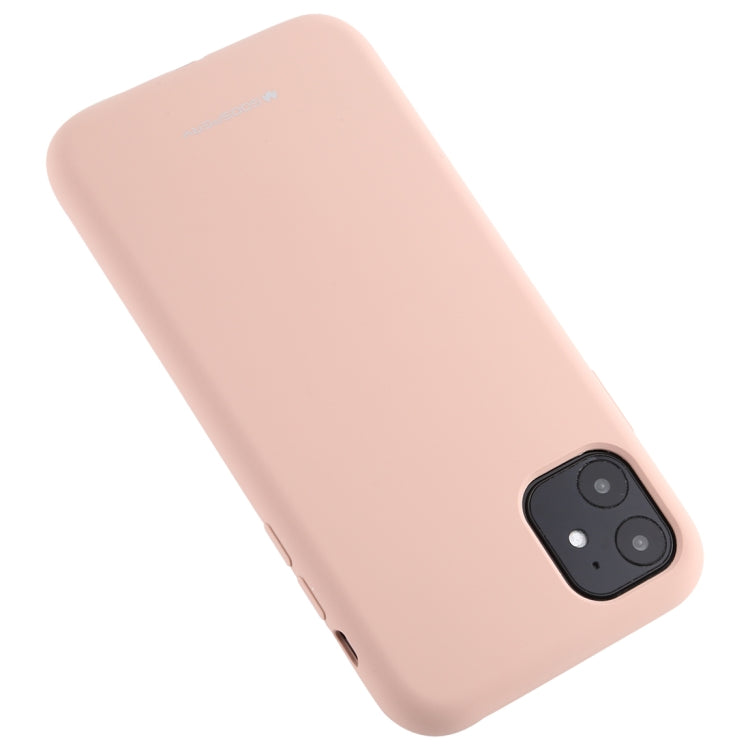 For iPhone 11 GOOSPERY SILICONE Solid Color Soft Liquid Silicone Shockproof Soft TPU Case