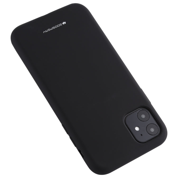 For iPhone 11 GOOSPERY SILICONE Solid Color Soft Liquid Silicone Shockproof Soft TPU Case