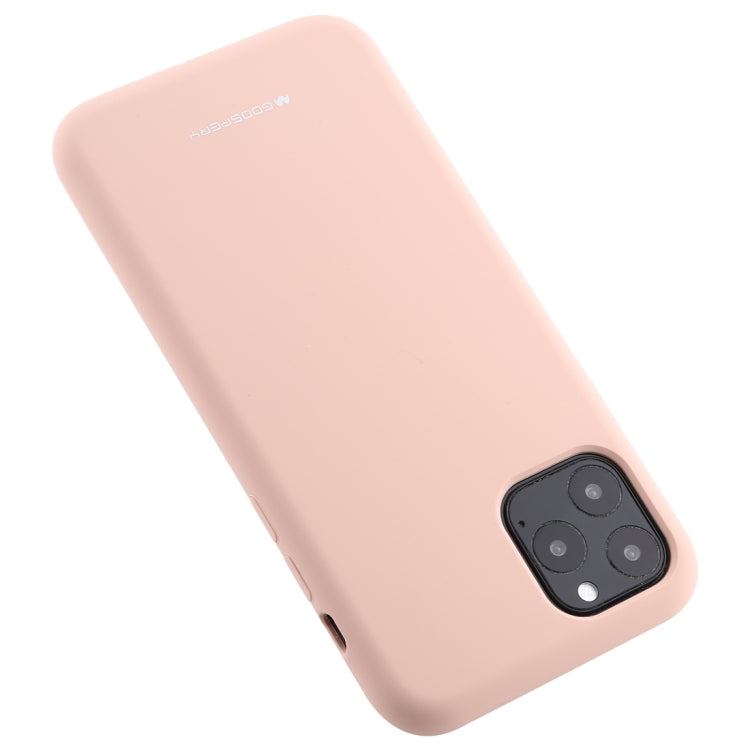 For iPhone 11 Pro GOOSPERY SILICONE Solid Color Soft Liquid Silicone Shockproof Soft TPU Case