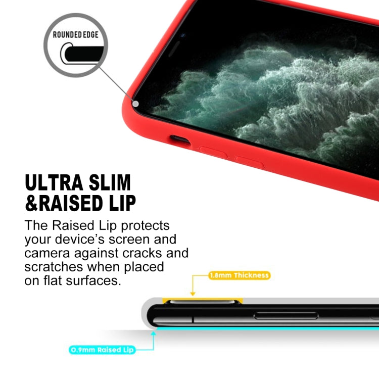 For iPhone 11 Pro GOOSPERY SILICONE Solid Color Soft Liquid Silicone Shockproof Soft TPU Case