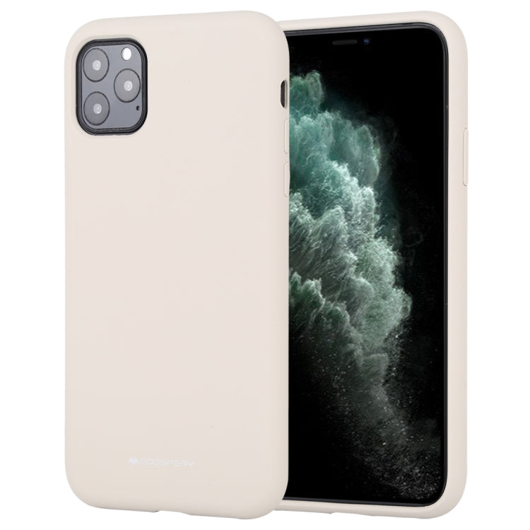 For iPhone 11 Pro GOOSPERY SILICONE Solid Color Soft Liquid Silicone Shockproof Soft TPU Case