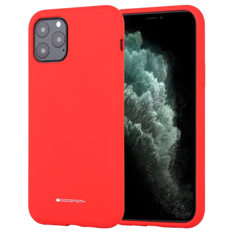 For iPhone 11 Pro Max GOOSPERY SILICONE Solid Color Soft Liquid Silicone Shockproof Soft TPU Case