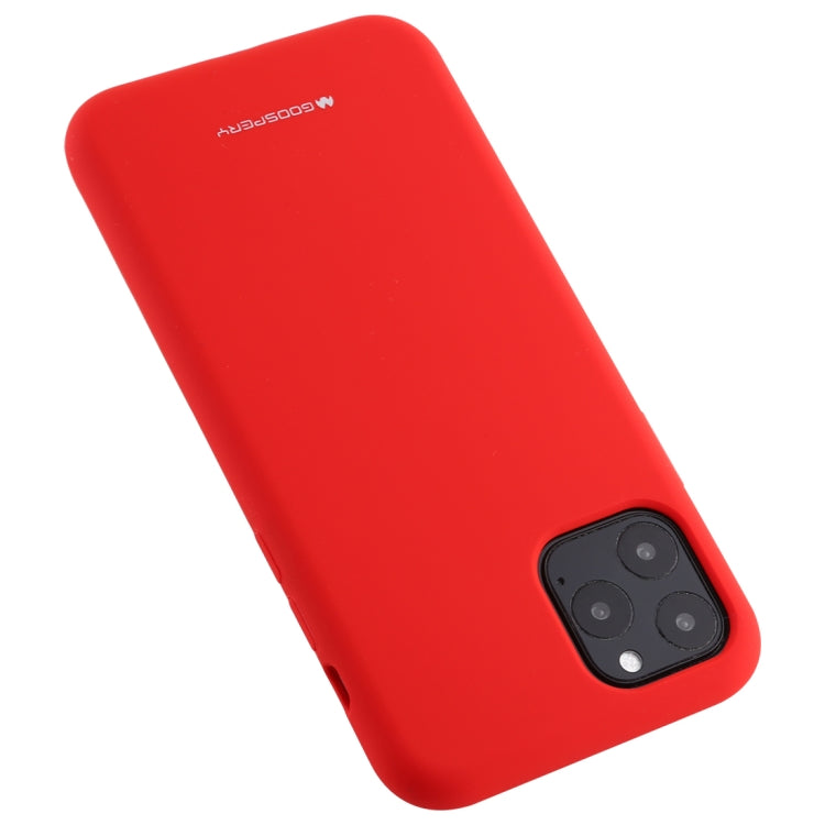 For iPhone 11 Pro Max GOOSPERY SILICONE Solid Color Soft Liquid Silicone Shockproof Soft TPU Case