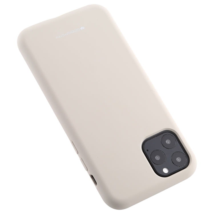 For iPhone 11 Pro Max GOOSPERY SILICONE Solid Color Soft Liquid Silicone Shockproof Soft TPU Case