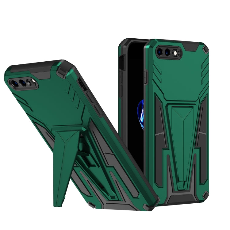 Super V Armor PC + TPU Shockproof Case with Invisible Holder For iPhone 8 Plus / 7 Plus