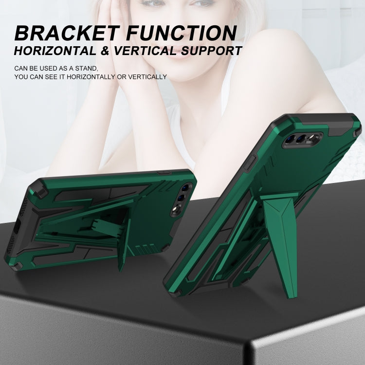 Super V Armor PC + TPU Shockproof Case with Invisible Holder For iPhone 8 Plus / 7 Plus