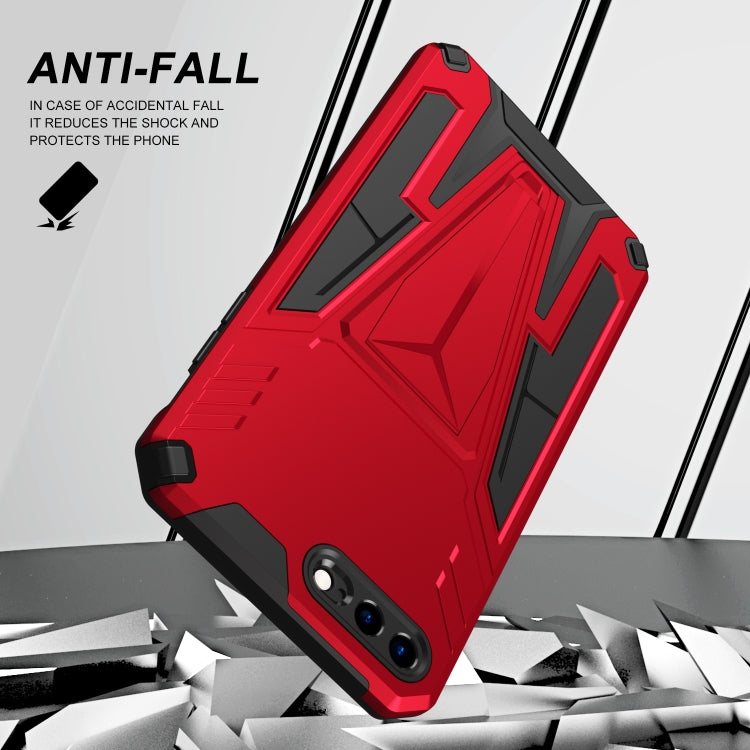 Super V Armor PC + TPU Shockproof Case with Invisible Holder For iPhone 8 Plus / 7 Plus