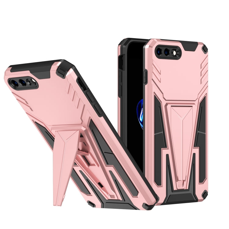 Super V Armor PC + TPU Shockproof Case with Invisible Holder For iPhone 8 Plus / 7 Plus