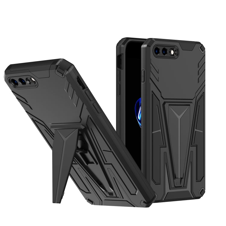 Super V Armor PC + TPU Shockproof Case with Invisible Holder For iPhone 8 Plus / 7 Plus